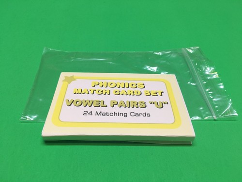 Phonics Match Cards : Long And Short Vowel A - U 5 Decks of 24 Cards - Picture 11 of 12