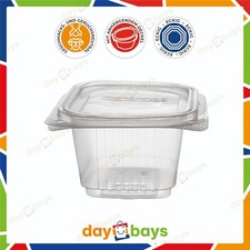 DayBays Salatbecher Rechteckbecher Salatbox Feinkostbecher Anhängendem Deckel