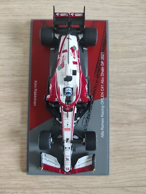 F1 Alfa Romeo C41, Raikkonen, Abu Dhabi GP 2021, Spark, 1:43 F1 Alfa Romeo C41, Raikkonen, Abu Dhabi GP 2021, Spark, 1:43