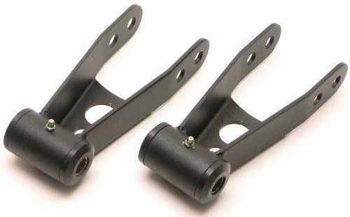 4" Drop Kit Rear Shackles & Hangers Fits 1999-06 Chevy Silverado 1500 GMC Sierra - Picture 24 of 24