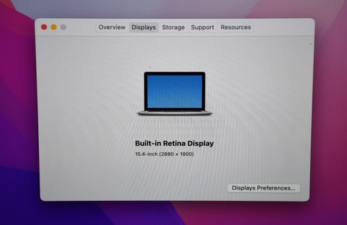 Apple MacBook Pro 15" Mid 2015 i7 2.5GHz 16GB DDR3 500GB SSD MacOS 12.7.4 - Afbeelding 5 van 14