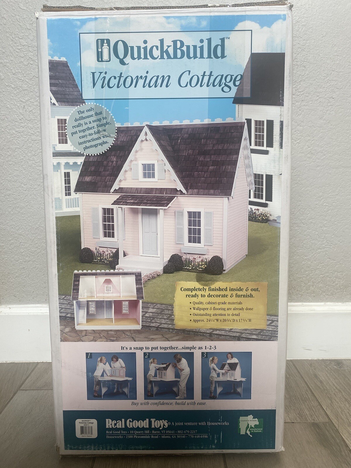 Victorian Cottage Jr. Dollhouse Kit Milled MDF eBay