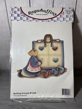 1992 NOS Ragamuffins Iron-On Transfer Dianna Marcum # 4149 "Quilting Friends"