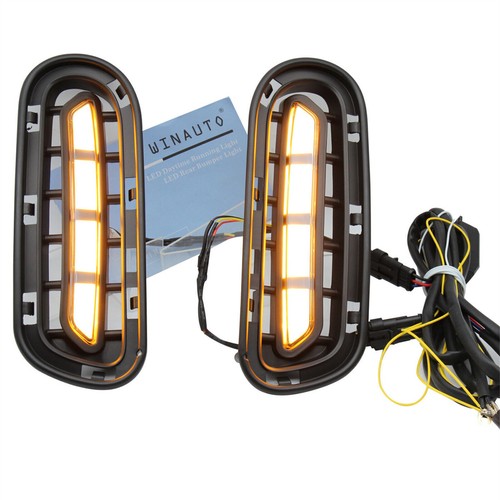 For Kia Stinger 2018-22 LED DRL Fog Lights Daytime Running Lamps Pair - Bild 1 von 9