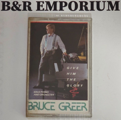 Bruce Greer - Give Him The Glory - (1987 Word Records) - Used Cassette
