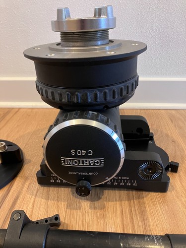 Mint Cartoni C40S fluid head, Mitchell mount, Vinten Vector/Sachtler/O'Connor - Picture 9 of 16
