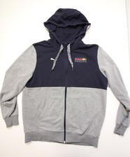 Red Bull Formula 1 Racing Zip Hoodie Sweatshirt Adult L Slim Gray Navy READ