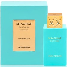 Shaghaf Oud Tonka Eau De Parfum by Swiss Arabian 100% Authentic Unisex - 75 ML