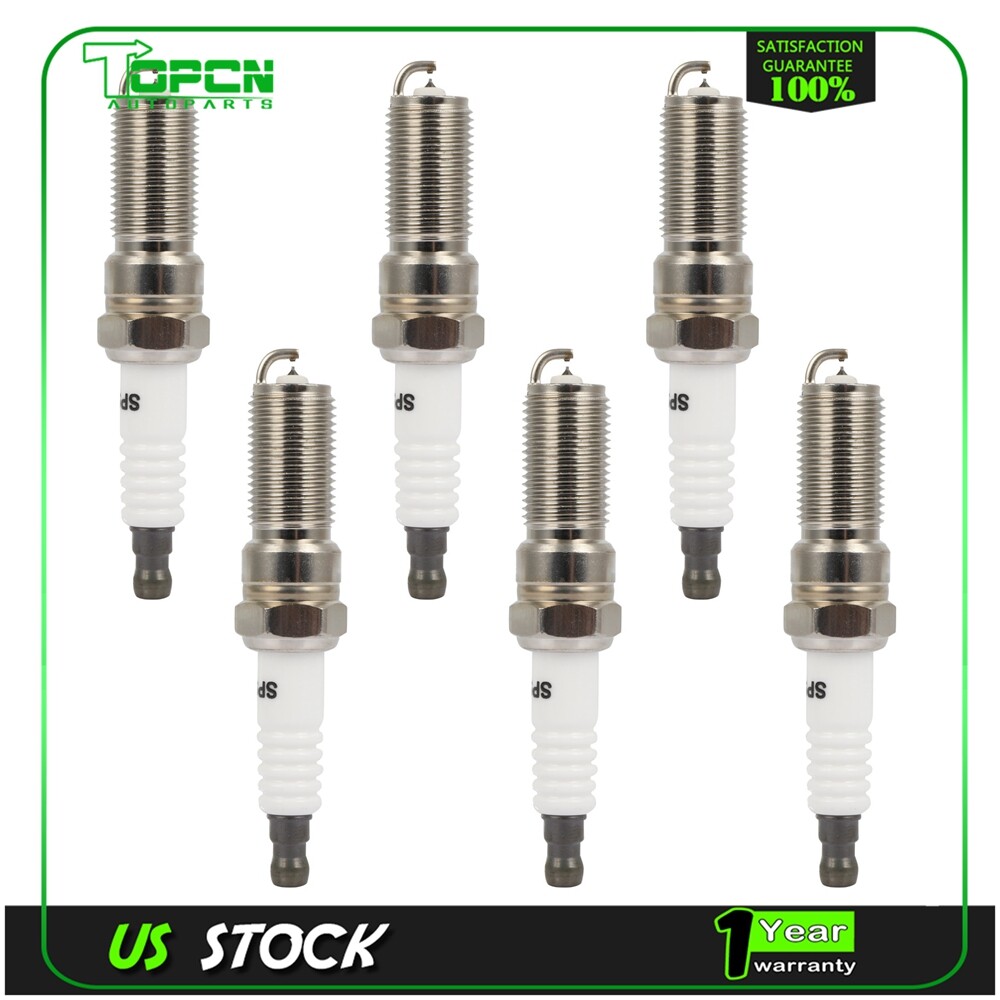 6Pcs Iridium Spark Plugs Fit for Ford F-150 Explorer Flex Lincoln MKT Navigator