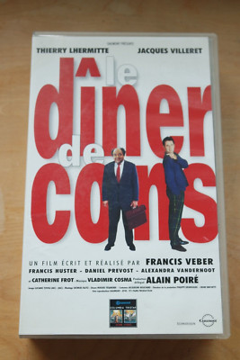 K7 VHS / VIDEOKASSETTE - LE DINER DE CONS / THIERRY LHERMITTE PAL FR