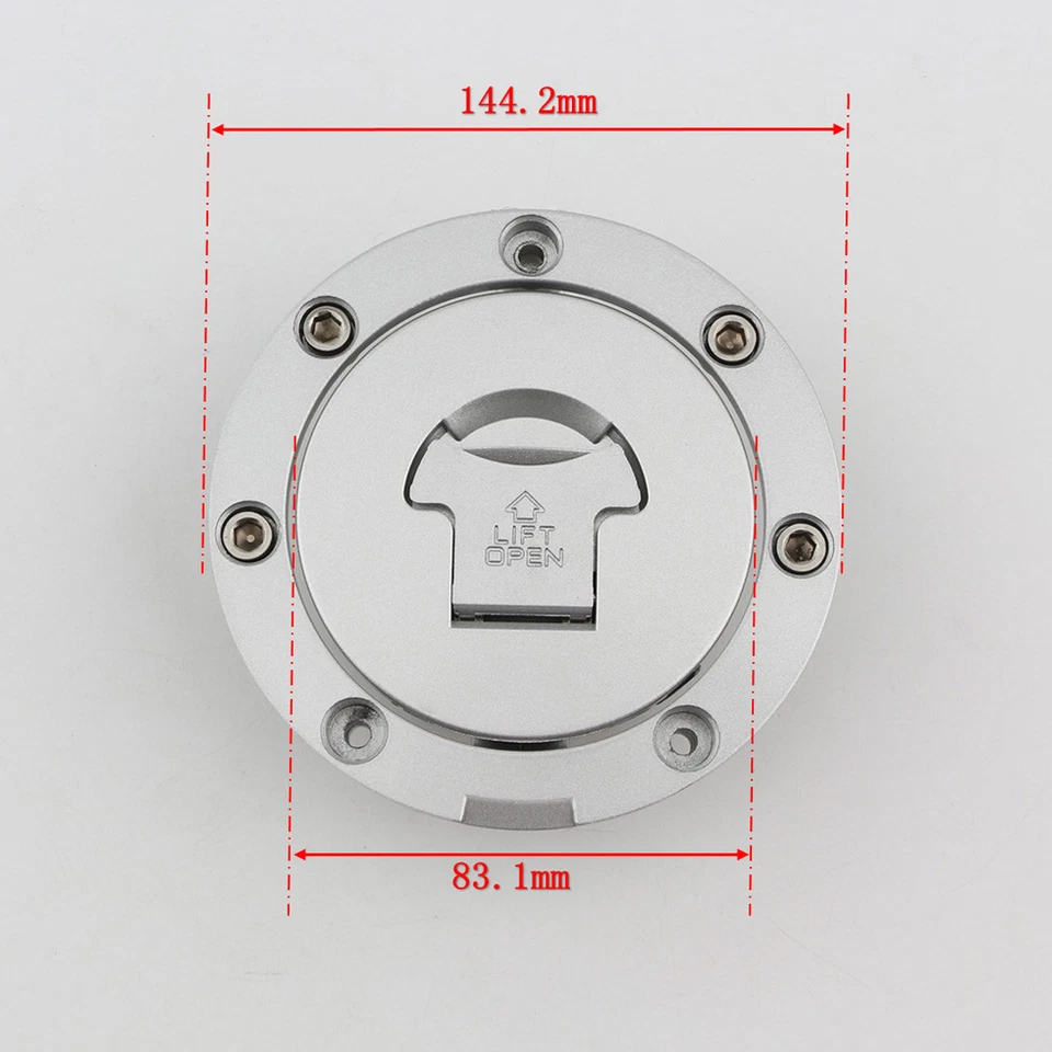 Fuel Gas Tank Cap Cover Lock For CBR900RR Fireblade CBR 900RR 1992-1997 1996 Foto 2 de 4