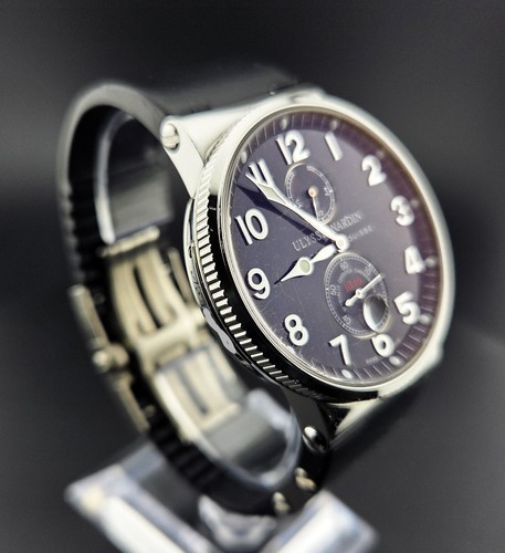 Ulysse Nardin Marine Men's Black Watch - 263-66 - Picture 4 of 13