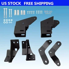 Front Caster Control Arm Drop Bracket 4-8" Lift Kit For 84-01 Jeep Cherokee XJ