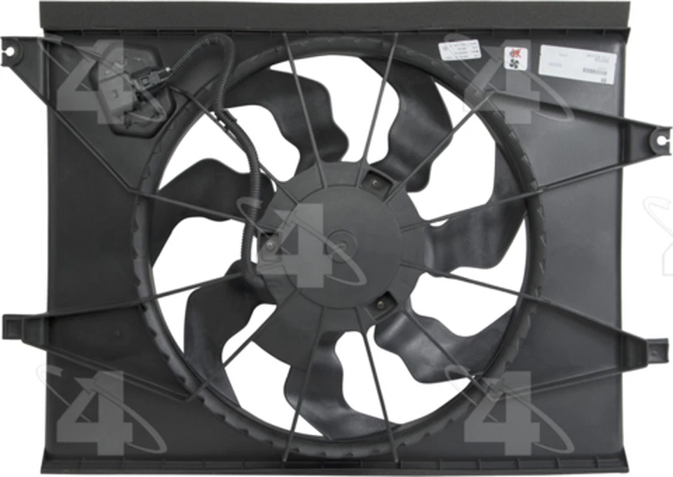 Conjunto de ventilador de refrigeración del motor - Conjunto de ventilador de radiador. 76267 se adapta a 10-11 Kia Soul 2.0L-L4 Foto 4 de 4