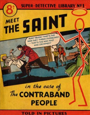 Super-Detective Library - The Saint #1 Photocopy Comic Book