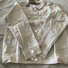 victorious los angeles mens grey denim jacket medium 109.95