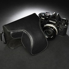 For Nikon FM2 FE FE2 FM Handmade Leather Camera Full Cover Case Protective Base