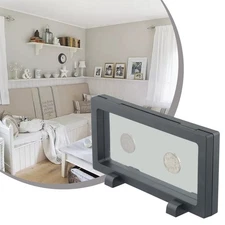 Jewelries Display Stand Holder Packaging Box Floating Presentation Case Black