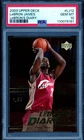 LeBron James Rookie Card 2003-04 Upper Deck Lebron's Diary #LJ12 PSA 10