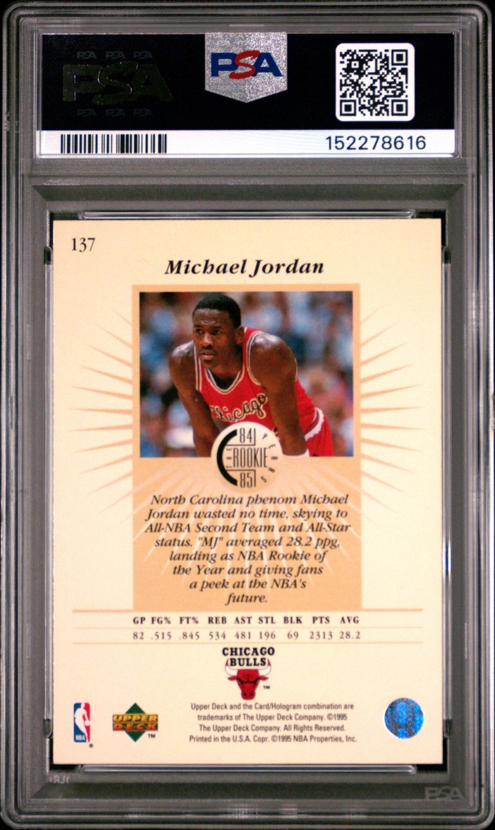 1995-96 Upper Deck - The Rookie Years Michael Jordan #137 Electric