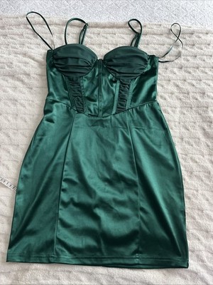 windsor cocktail dresses Dress Womens Size Medium Green Mini Formal Homecoming lace trim at neckline and shoulders Windsor Maxi Dress | Midnight
