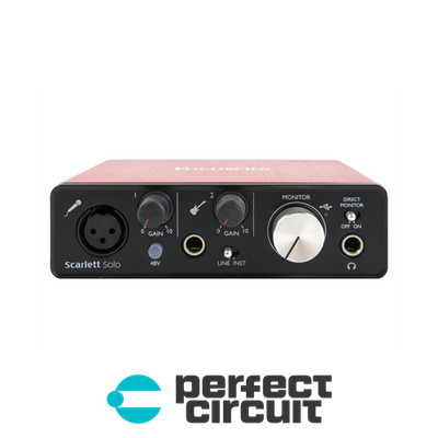Focusrite Scarlett Solo 2nd Gen USB AUDIO INTERFACE - USED