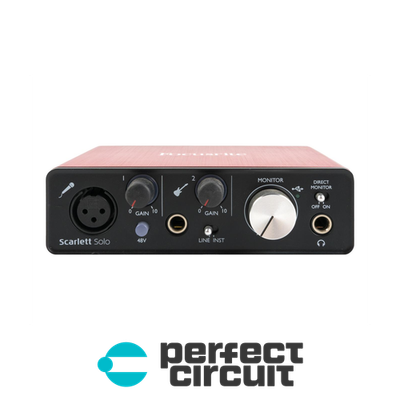 Focusrite Scarlett Solo 第2世代 Focusrite Scarlett Solo 2nd Gen USB AUDIO INTERFACE - USED