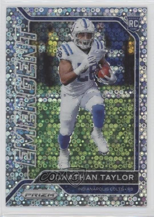 2020 Panini Prizm Emergent No Huddle Prizm Jonathan Taylor #4 Rookie RC 0b1f