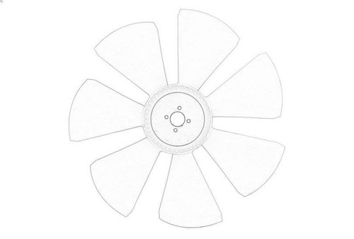 Radiator fan OE PERKINS 2485C555 - Picture 8 of 8