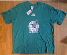 Adidas Men's Team Mexico Soccer T-shirt DNA FMF JZ6474 Size 2XL World Cup 26