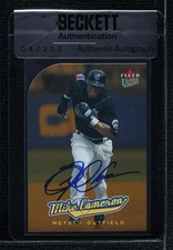 BAS 2005 Fleer Ultra Gold Medallion Mike Cameron #58 Seal of Authenticity 3c7