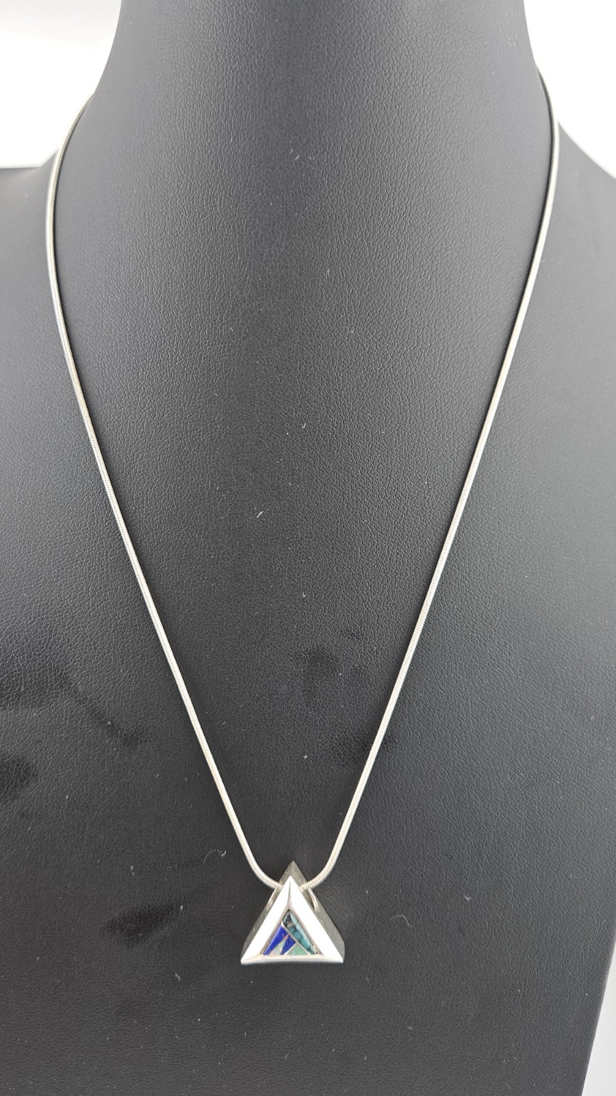 Native Ameri TSF signed Sterling Silver opal, tur… - image 4