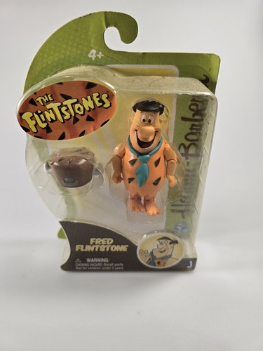 THE FLINTSTONES FRED ACTION FIGURE W/ HAT MOSC HANNA BARBERA 2012  - Picture 4 of 7