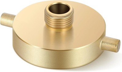 1Pack Fire Hydrant Hose Adapter 2-1/2'' NST/NH Female X 3/4'' GHT Male Hydrant Hos