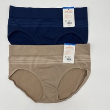 Warners Hipster XL No Pinching Dig Free Comfort Waist Smooth Seamless Lot of 2