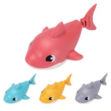 1Pc Wind-Up Cartoon Shark Water Toys   Fun Summer Bath  Beach Play