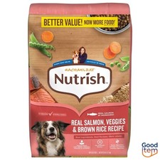 Rachael Ray Nutrish Real Salmon, Vegetable and Brown Rice Dry Dog Food - 28lbs