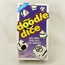 Doodle Dice Card Game COMPLETE Family Fun Jax LTD 2005