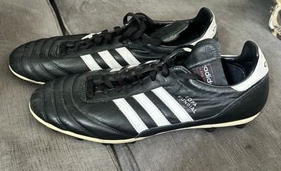Mens 13 Adidas Copa Mundial 015508 Black Leather Soccer Cleats Sneaker Lace up