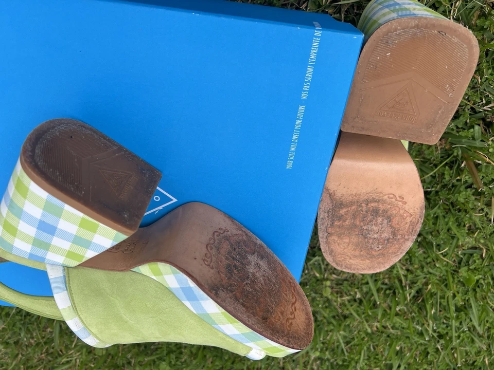 Sandalia Plataforma John Fluevog Talla 7 Años 60 70 Retro Foto 2 de 4