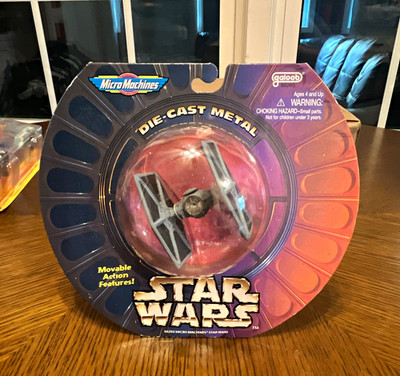 Galoob Micro Machines Star Wars Die-Cast Metal TIE Fighter Vehicle 1996 Vintage