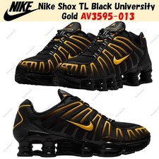 Size 10.5 - Nike Shox TL Black University Gold for sale online | eBay