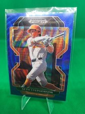 2022 Panini Prizm Draft Picks Seth Stevenson Blue Wave 