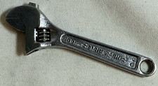 Vintage Craftsman 4 100mm Inch Adjustable Wrench 44601 Forged In Usa
