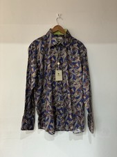 Mens Claudio Lugli Paisley Pattern Shirt  Brand New With Tags  Size XXL 