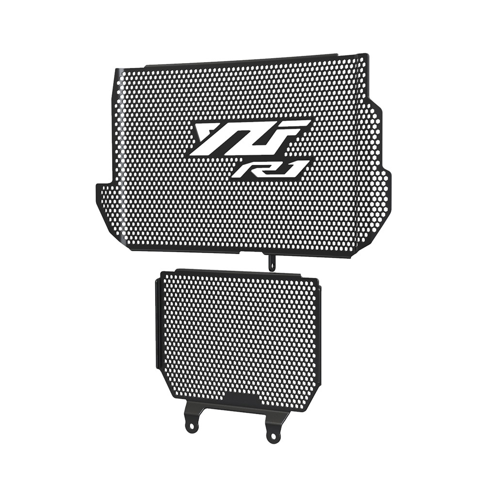 Radiator Grille Guard Cover Oil Cooler Set Protector For Yamaha YZF R1 2015-2024
