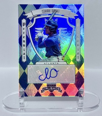 Isaiah Drake Auto 2025 Panini Crusade Perennial Prospect #PPS-IDK Atlanta Braves