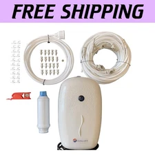 Lightweight 40' Nylon Misting System for Fast Cooling - Ideal for Outdoor Use