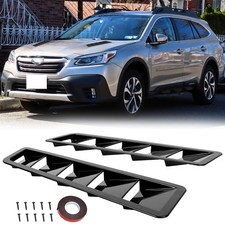 2x For Subaru Outback Forester Car Hood Vent Scoop Louver Panels Cover Air Flow