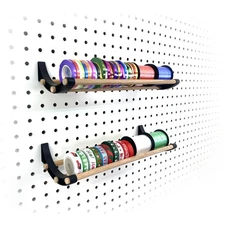 Pegboard Organizer 12in Kit for Tapes, Ribbons  More - Efficient Craft Storage